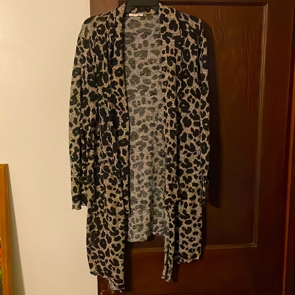 Leopard Print Cardigan
